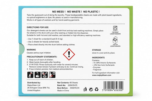 5in1 Concentrated Laundry Detergent Sheets
