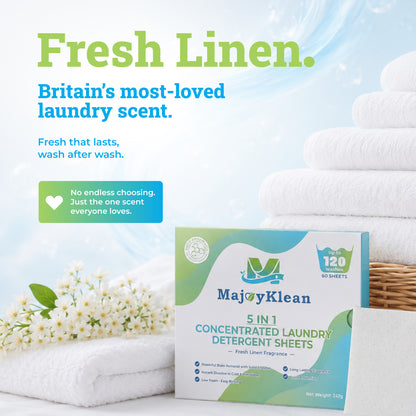 5in1 Concentrated Laundry Detergent Sheets