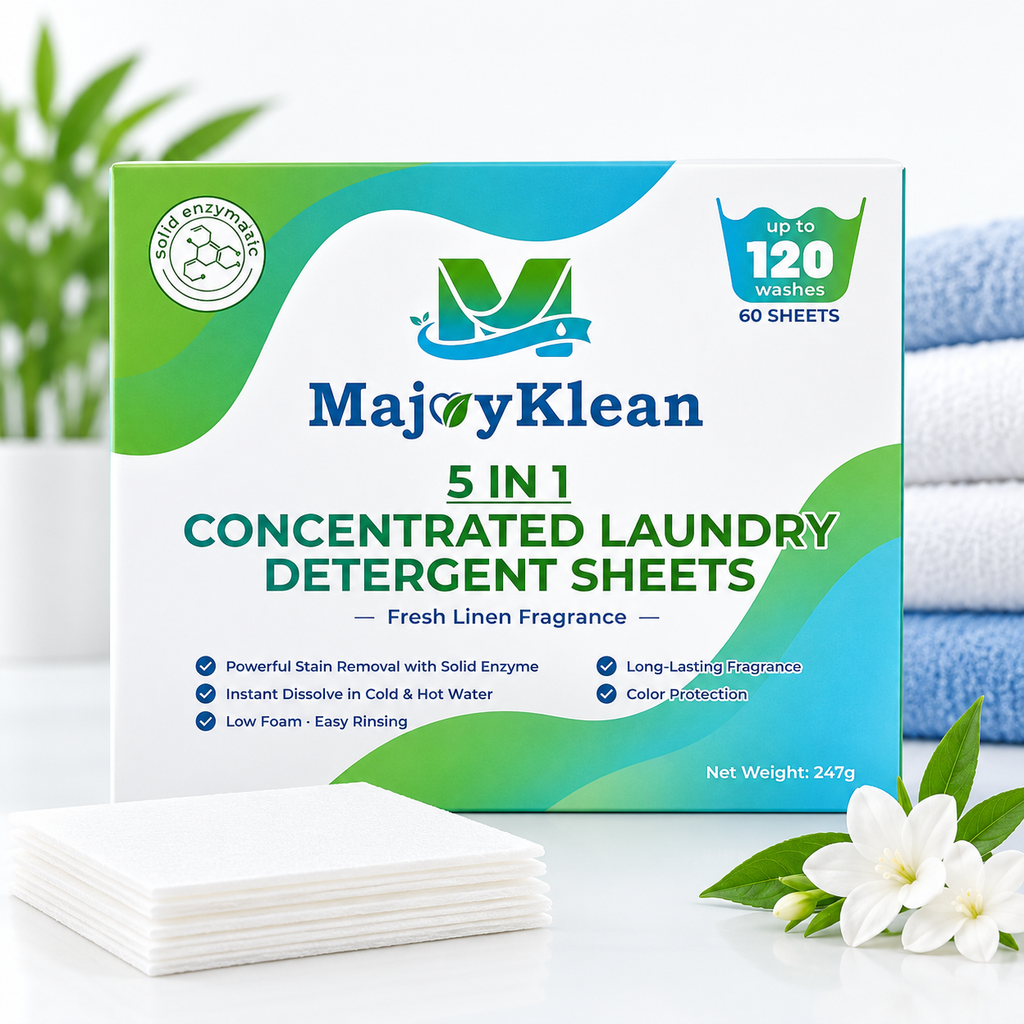 5in1 Concentrated Laundry Detergent Sheets